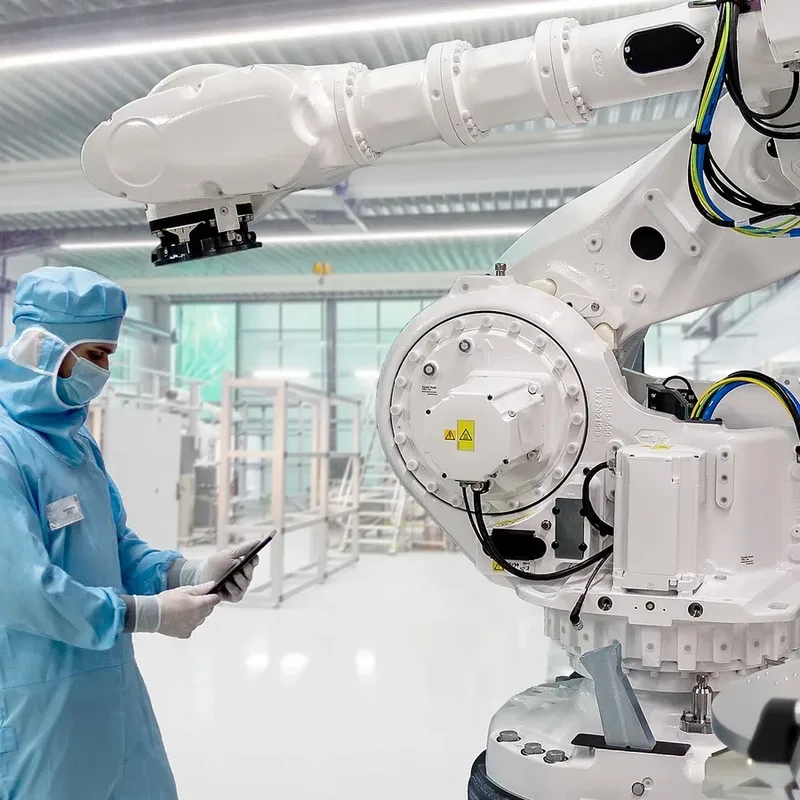 Intelligent machines at work.